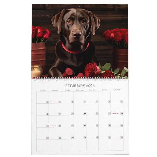 Labrador Retrievers Kalender (Feb 2026)