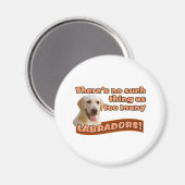 LABRADOR RETRIEVERS MAGNET (Vorderseite/Rückseite)