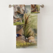 Labrador Retrievers mit Fasan,Kunst Badhandtuch Set (Insitu)