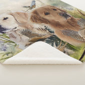 Labrador Retrievers mit Fasan,Kunst Sherpadecke (3/4)