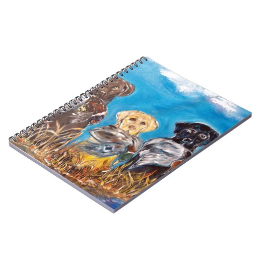 LABRADOR RETRIEVERS NOTIZBLOCK (Linke Seite)