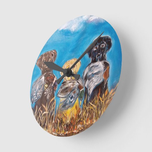 LABRADOR RETRIEVERS RUNDE WANDUHR (Winkel)