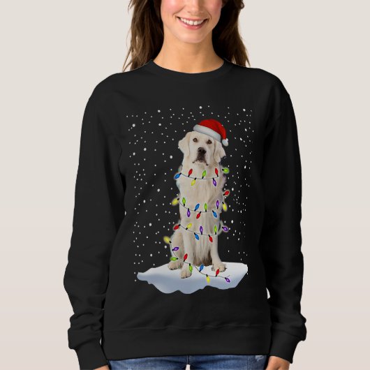 Labrador Retrievers Santa Hat Christmas Tree Chris Sweatshirt (Vorderseite)