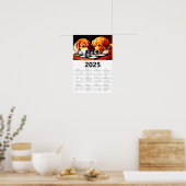 Labrador Retrievers Schach 2025 Kalender Poster (Küche)
