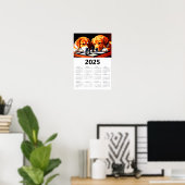 Labrador Retrievers Schach 2025 Kalender Poster (Heimbüro)