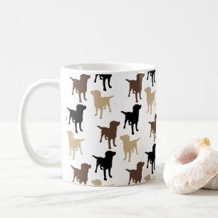 Labrador Retrievers Yellow Black Chocolate Dog Kaffeetasse