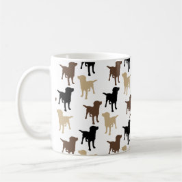 Labrador Retrievers Yellow Black Chocolate Dog Kaffeetasse