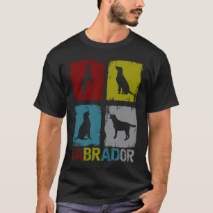 Labrador Retro Retriever Vintage Geschenk Hund T-Shirt