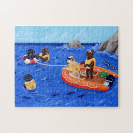 Labrador-Rettungsmannschaft Puzzle