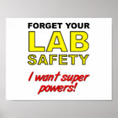 Labrador Safety Funny Poster (Vorne)