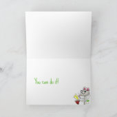 Labrador sagt: "Das kannst du machen!" Ermutigungs Karte (Innenseite)