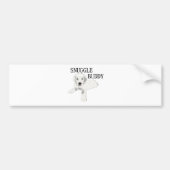 Labrador-Schnurrbart Autoaufkleber (Vorne)