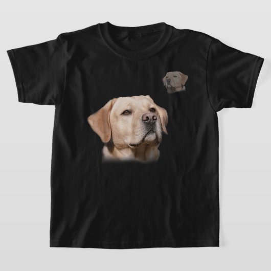Labrador School Foto Funny Gelbe Labrador T-Shirt (Ablage )