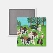 Labrador School Magnet (Vorderseite/Rückseite)