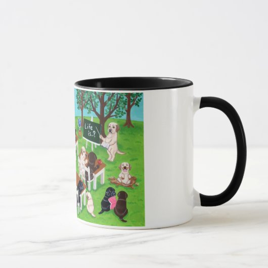 Labrador-Schule Tasse (Rechts)