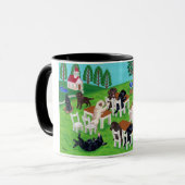 Labrador-Schule Tasse (Vorderseite Links)