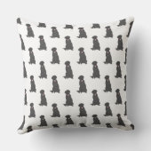 Labrador (schwarz) kissen (Rückseite)