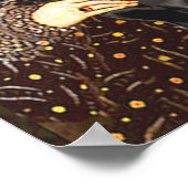 Labrador (schwarz) - Königin Poster (Ecke)