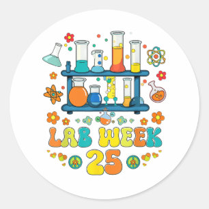 Labrador Scientist Labrador Week 2025 Mystery Mach Runder Aufkleber