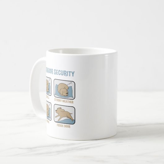 Labrador Security Labrador Besitzer Labrador Gift  Kaffeetasse (Vorderseite Links)