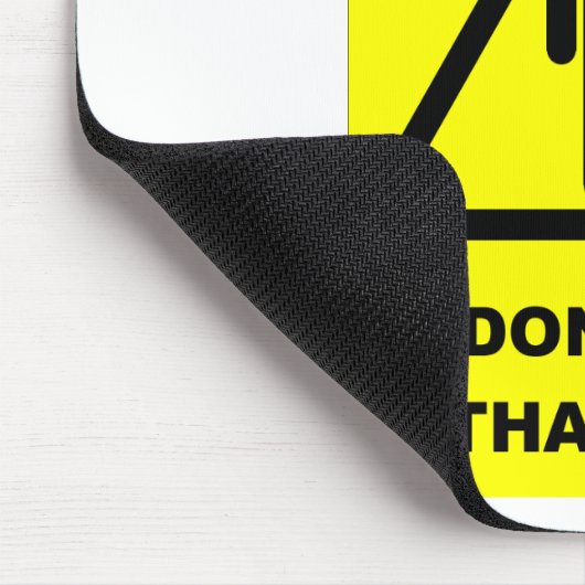 Labrador-Sicherheit 1 Mousepad (Ecke)