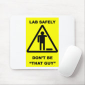 Labrador-Sicherheit 1 Mousepad (Mit Mouse)
