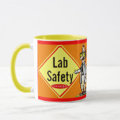 "Labrador Sicherheit-ist kein Witz " Tasse (Links)