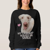 Labrador Smile Sweatshirt (Vorderseite)