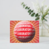 LABRADOR SPHERE 'O BLUT - LABORLOGO POSTKARTE (Stehend Vorderseite)