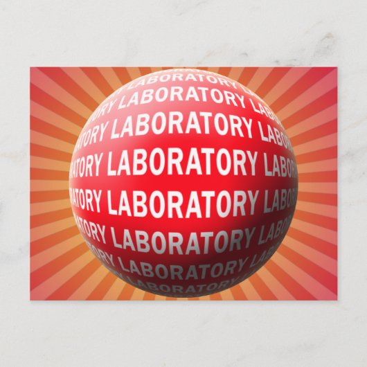 LABRADOR SPHERE 'O BLUT - LABORLOGO POSTKARTE (Vorderseite)