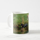 Labrador-Springen Kaffeetasse (Vorderseite Links)