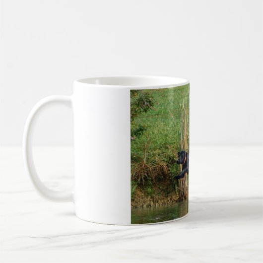 Labrador-Springen Kaffeetasse (Links)