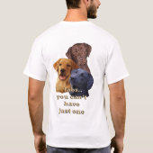 Labrador T-Shirt (Rückseite)