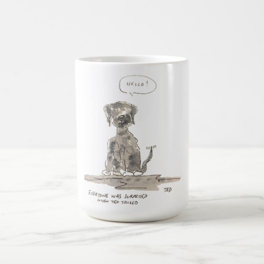 Labrador T - Shirt Kaffeetasse (Mittel)