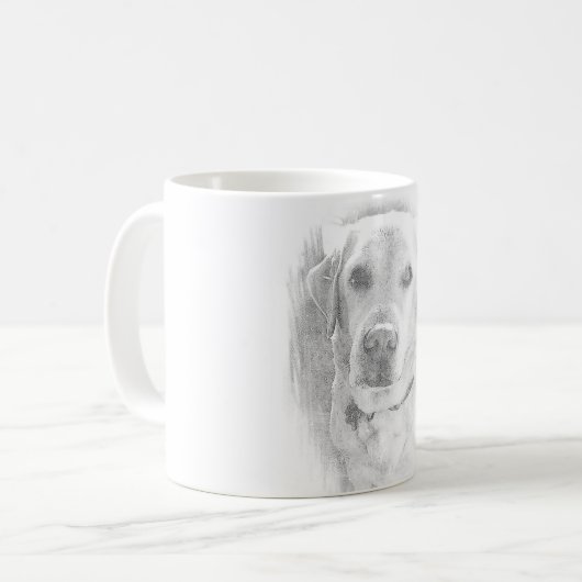 Labrador Tasse *grau (Vorderseite Links)