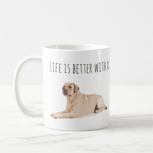 Labrador-Tasse Kaffeetasse (Links)
