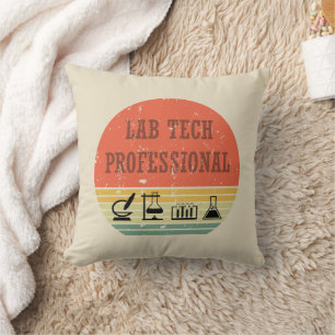 Labrador Tech beruflicher Vintager Sonnenuntergang Kissen