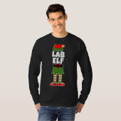 Labrador Tech Elf Weihnachtslabor Tech Phlebotomis T-Shirt (Vorne ganz)