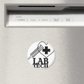 LABRADOR TECH HERZSYRINGE LOGO - LABOR WISSENSCHAF MAGNET (In Situ (Geschirrspüler))