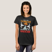 Labrador Tech I bin Labrador Techniker Laborwissen T-Shirt (Vorne ganz)