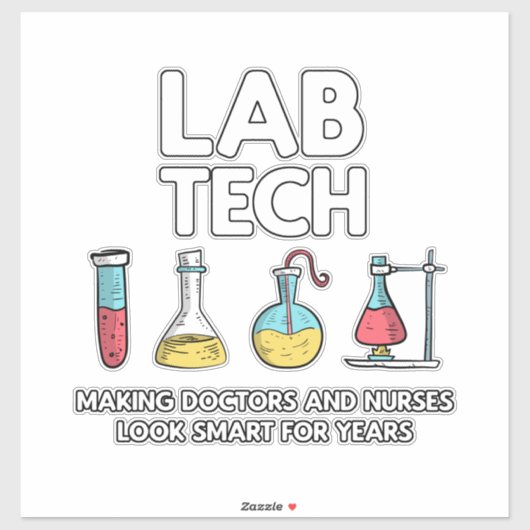 Labrador Tech Laboratory Aufkleber (Blatt)