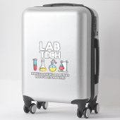 Labrador Tech Laboratory Aufkleber (Koffer)