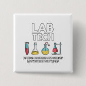Labrador Tech Laboratory Button (Vorderseite)