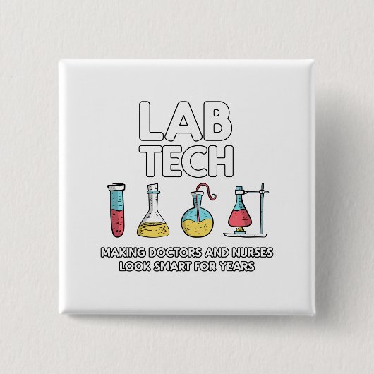 Labrador Tech Laboratory Button (Vorderseite)