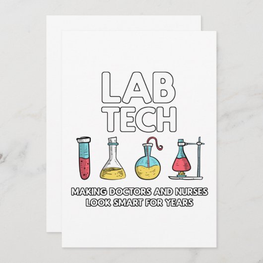 Labrador Tech Laboratory Dankeskarte (Vorne/Hinten)