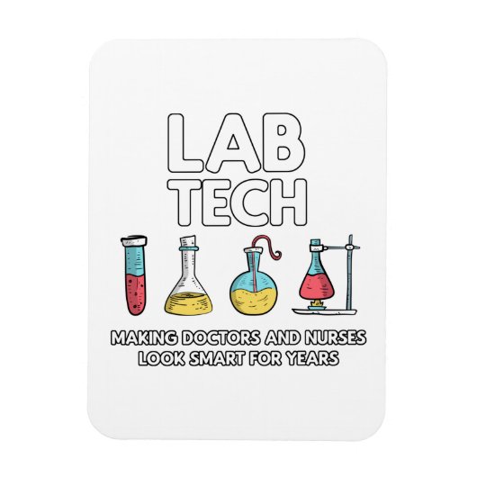 Labrador Tech Laboratory Magnet (Vertikal)