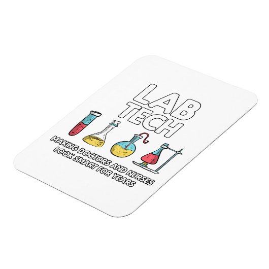 Labrador Tech Laboratory Magnet (Linke Seite)