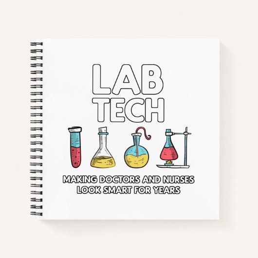 Labrador Tech Laboratory Notizblock (Vorderseite)