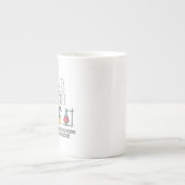 Labrador Tech Laboratory Porzellantasse (Vorderseite)