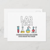 Labrador Tech Laboratory Postkarte (Vorne/Hinten)
